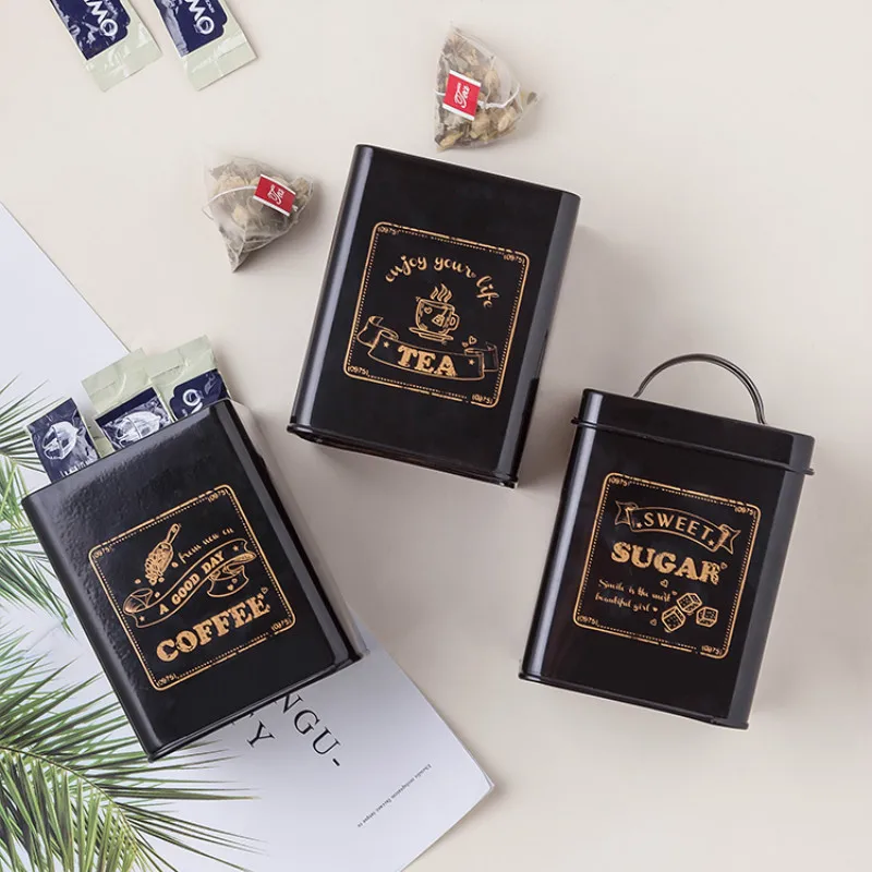 New Rectangle Coffee Beans Sealed Cans Tea Canisters Confectionery Coffee Flour Masks Powder Canisters Tin Can Sugar Bottle
New Rectangle Coffee Beans Sealed Cans Tea Canisters Confectionery Coffee Flour Masks Powder Canisters Tin Can Sugar Bottle
