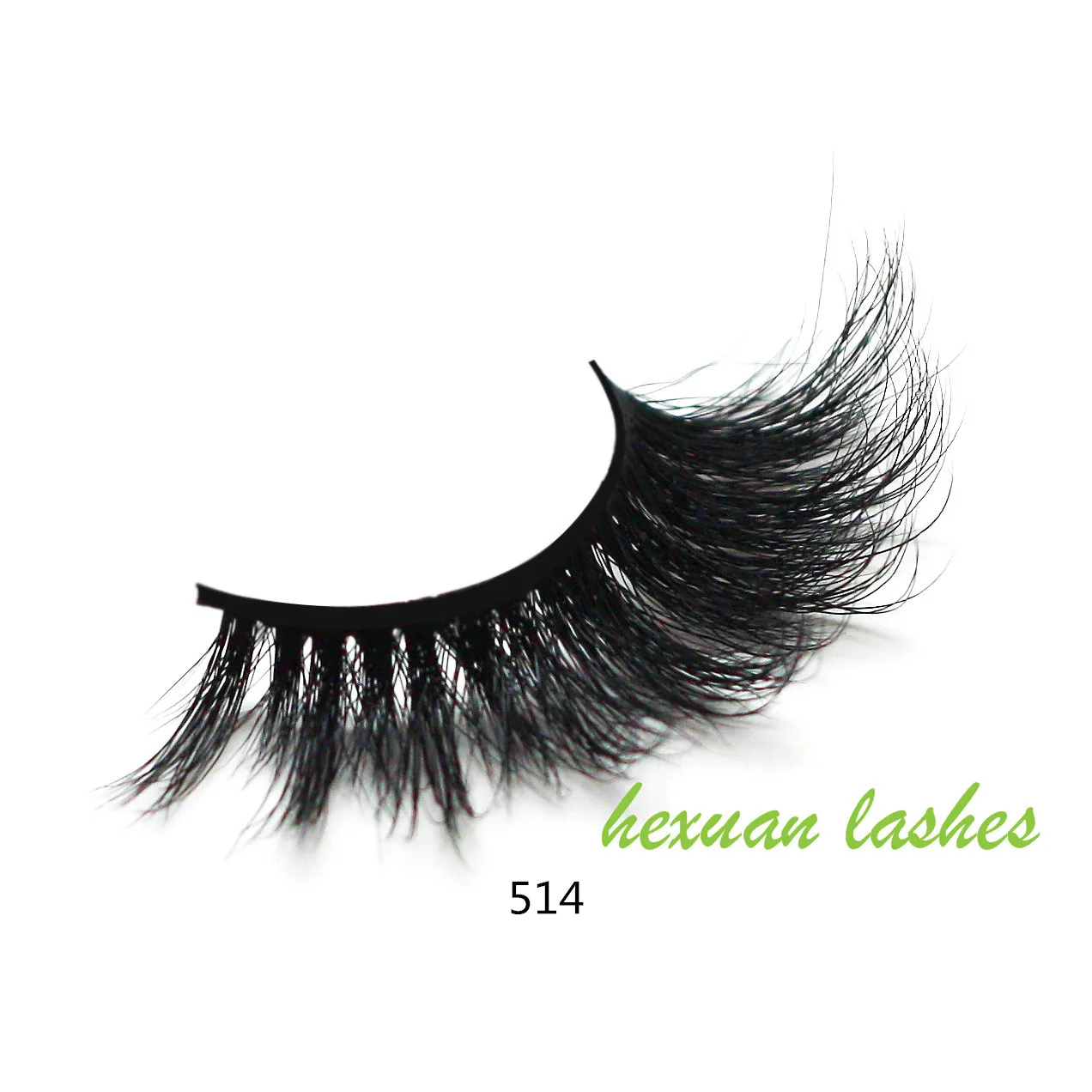 

HEXUAN 1 Pairs 25mm 5D False Eyelashes Criss-cross Wispy Cross Fluffy Mink Lashes Extension Handmade Eye Makeup