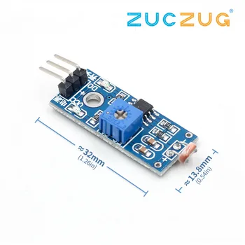 LM393 Photoresistance Photosensitive Sensor Module Detection Photoresistor Light Sensor Module for Arduino
LM393 Photoresistance Photosensitive Sensor Module Detection Photoresistor Light Sensor Module for Arduino
