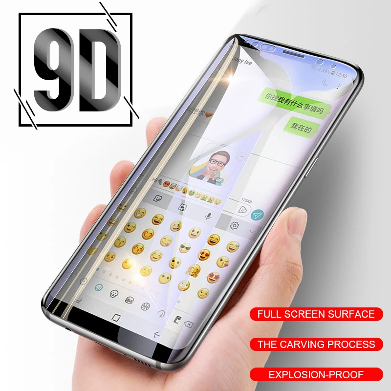 

9D Protective Tempered Glass For Samsung Galaxy M20 M10 J4 J6 J8 A8 A6 Plus A7 A9 2018 A750 Full Cover Screen Protector f