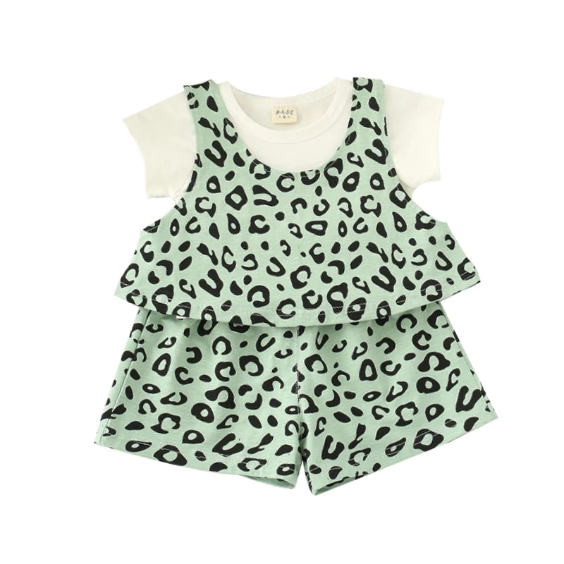 Kids Girls Clothes Set Christmas Boutique Outfits 3 Pieces Cute Leopard Vest Shorts Children's Summer Princess Casual Tracksuit
Kids Girls Clothes Set Christmas Boutique Outfits 3 Pieces Cute Leopard Vest Shorts Children's Summer Princess Casual Tracksuit
