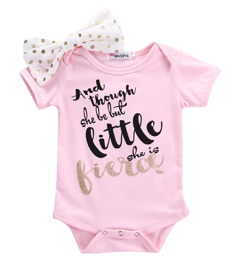 New Casual Newborn Infant Baby Girls Letters Romper Short Sleeve Jumpsuit Headband 2Pcs Outfits
New Casual Newborn Infant Baby Girls Letters Romper Short Sleeve Jumpsuit Headband 2Pcs Outfits