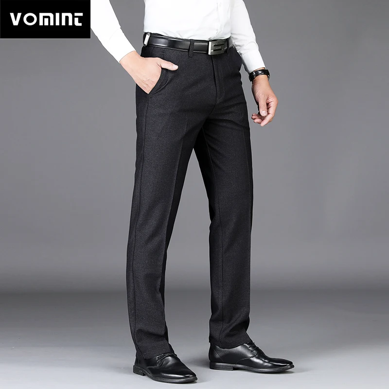 Vomint 2019 New Mens Pants Elasticity Solid Simple Pants Trousers Cotton Men's Work Pants High Quality Suit Pants Winter Autumn
Vomint 2019 New Mens Pants Elasticity Solid Simple Pants Trousers Cotton Men's Work Pants High Quality Suit Pants Winter Autumn