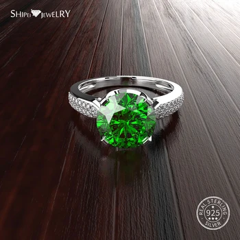 Shipei 100% 925 Sterling Silver Fine Jewelry 8mm Round Emerald Ruby Sapphire Engagement Ring for Women Men Anniversary Gift
Shipei 100% 925 Sterling Silver Fine Jewelry 8mm Round Emerald Ruby Sapphire Engagement Ring for Women Men Anniversary Gift