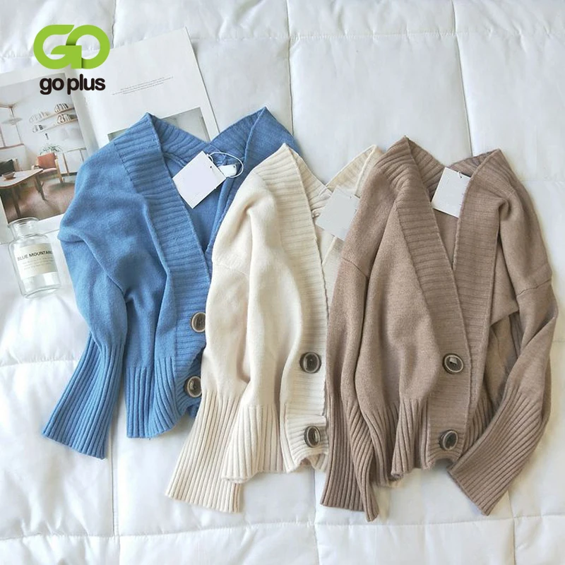 GOPLUS Women's Knitted Sweater V Neck Coat Autumn Winter Cardigan One Size Winter Loose Short Sweater Coat pull femme C9512
GOPLUS Women's Knitted Sweater V Neck Coat Autumn Winter Cardigan One Size Winter Loose Short Sweater Coat pull femme C9512