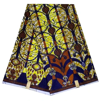 Polyester veritable real wax fabric,Yellow printed ankara african wax print fabric 6 yards whole for African clothing LBLD-81
Polyester veritable real wax fabric,Yellow printed ankara african wax print fabric 6 yards whole for African clothing LBLD-81