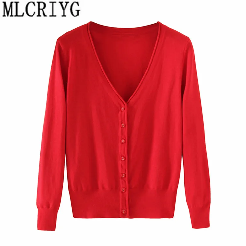 

Spring Lady's Knitted Sweater Plus Size 5xl Cardigans for Women Long Sleeve Female Cardigan Short Sweaters sueter mujer YQ213