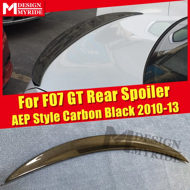 For BMW F07 GT Spoiler P Style Black Real Carbon Fiber Spoiler Wings 5-series 535i 535iGT 535iGTXD 550GT Trunk Spoiler 2010-2013
For BMW F07 GT Spoiler P Style Black Real Carbon Fiber Spoiler Wings 5-series 535i 535iGT 535iGTXD 550GT Trunk Spoiler 2010-2013