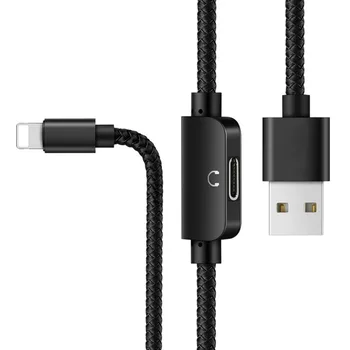 iPhone Audio Splitter Cable, iPone Charge Cable With Audio Adapter For iPhone 7/7 Plus/8/8 Plus/X/XS/XR/XS MAX - Black
iPhone Audio Splitter Cable, iPone Charge Cable With Audio Adapter For iPhone 7/7 Plus/8/8 Plus/X/XS/XR/XS MAX - Black