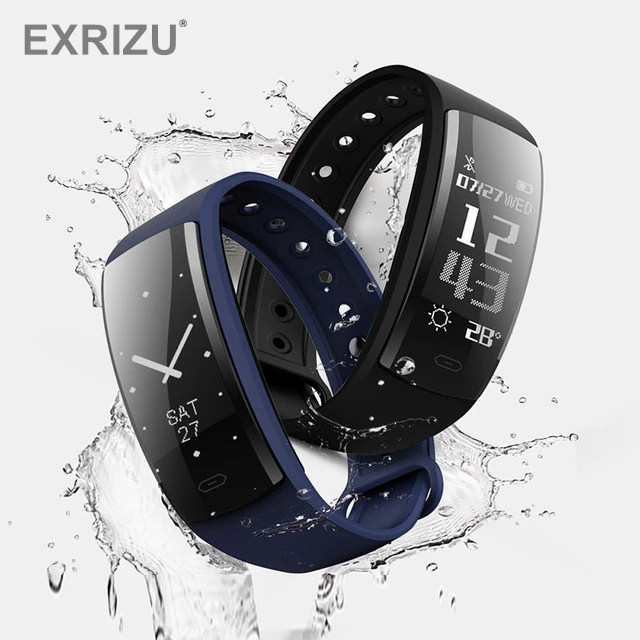 EXRIZU QS90 Smart Wirstband Blood Pressure Monitor Heart Rate Fitness Activity Tracker Smart Bracelet IP67 Pedometer Wrist Band
EXRIZU QS90 Smart Wirstband Blood Pressure Monitor Heart Rate Fitness Activity Tracker Smart Bracelet IP67 Pedometer Wrist Band