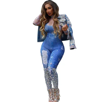 Women Printed Jumpsuit Nightclub Bar Party Fall Winter female costume sexy bodycon jumpsuit bodysuit long sleeve overalls
Women Printed Jumpsuit Nightclub Bar Party Fall Winter female costume sexy bodycon jumpsuit bodysuit long sleeve overalls