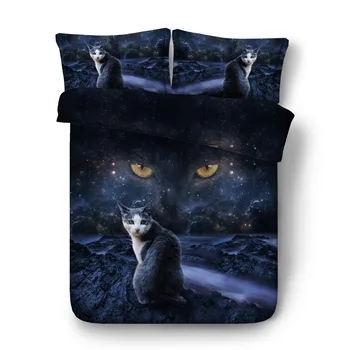 3pcs night sky galaxy bed set and black cat print bedding queen size single double super king duvet covers teens bed linen
3pcs night sky galaxy bed set and black cat print bedding queen size single double super king duvet covers teens bed linen