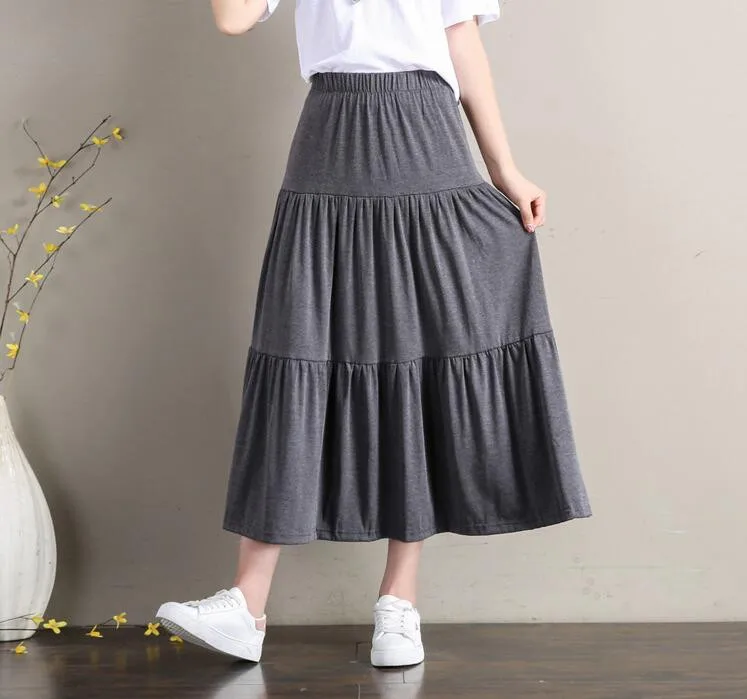 JAYCOSIN Skirt Summer Women's High Waist Casual Pleated Skirts Womens Preppy Style Mid-Calf faldas mujer moda 2019 Skirt 19JUL1
JAYCOSIN Skirt Summer Women's High Waist Casual Pleated Skirts Womens Preppy Style Mid-Calf faldas mujer moda 2019 Skirt 19JUL1