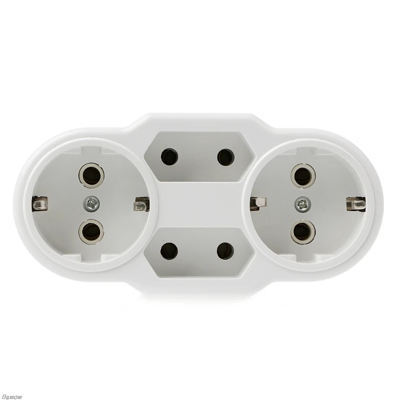EU Type Conversion Plug 1 TO 4 Way EU Standard Power Adapter Socket Travel Plugs Damom
EU Type Conversion Plug 1 TO 4 Way EU Standard Power Adapter Socket Travel Plugs Damom