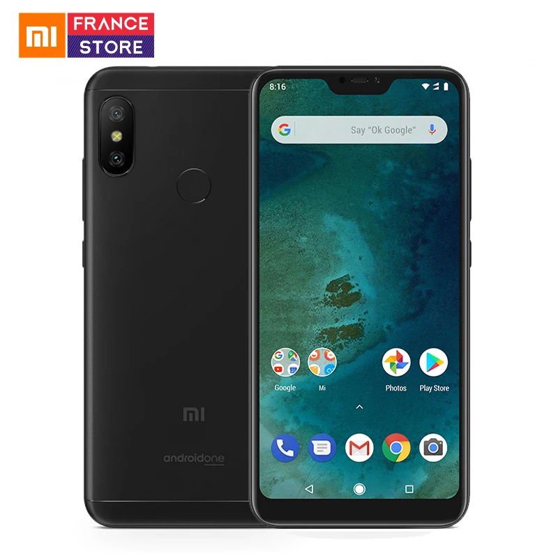 

Global Version Xiaomi Mi A2 Lite 4GB 64GB 5.84'' Screen Snapdragon 625 Octa Core Smartphone AI Dual Camera Android One CE FCC