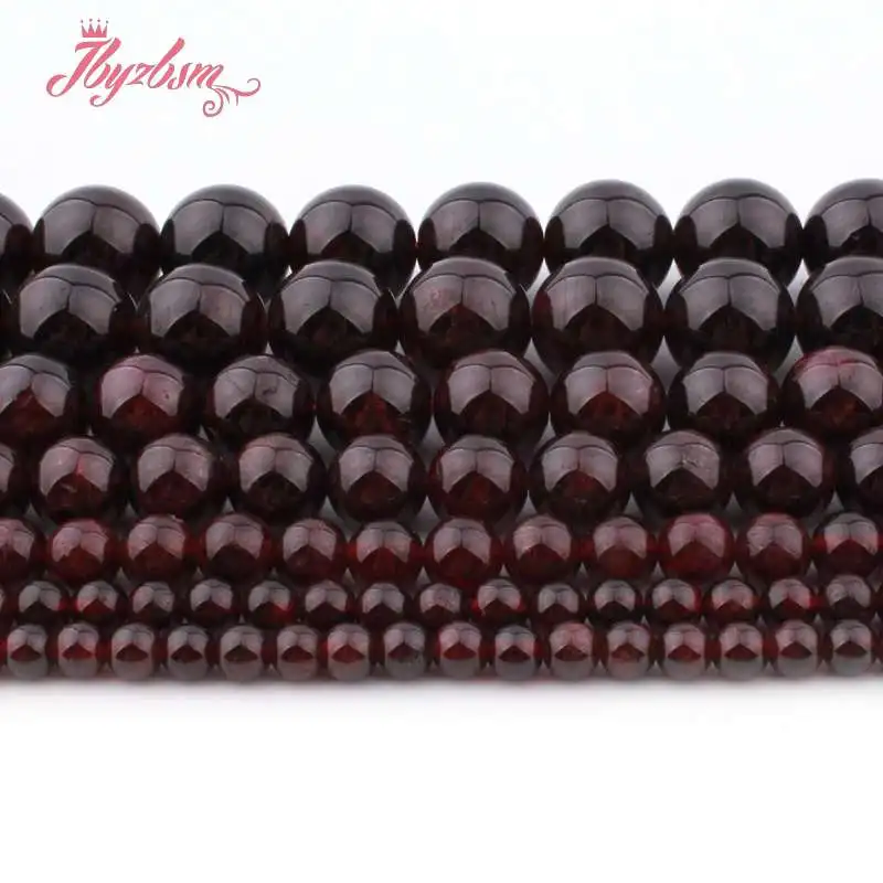 4 6 8 10mm Smooth Round Ball Beads Red Garnet Natural Stone Beads For DIY Necklace Bracelet Jewelry Making 15" Free Shipping
4 6 8 10mm Smooth Round Ball Beads Red Garnet Natural Stone Beads For DIY Necklace Bracelet Jewelry Making 15" Free Shipping