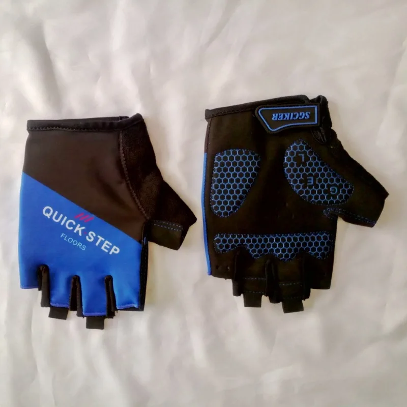 2017 new pro team quick step floors Cycling glove GEL shock absorption high quality summer half finger Bike gloves Size m-XL
2017 new pro team quick step floors Cycling glove GEL shock absorption high quality summer half finger Bike gloves Size m-XL