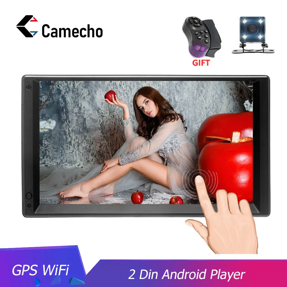 Camecho 2 Din Car Radio GPS Navigation 7" Android autoradio Car Multimedia Player Bluetooth FM MP5 Audio Stereo Rear View Camera
Camecho 2 Din Car Radio GPS Navigation 7" Android autoradio Car Multimedia Player Bluetooth FM MP5 Audio Stereo Rear View Camera