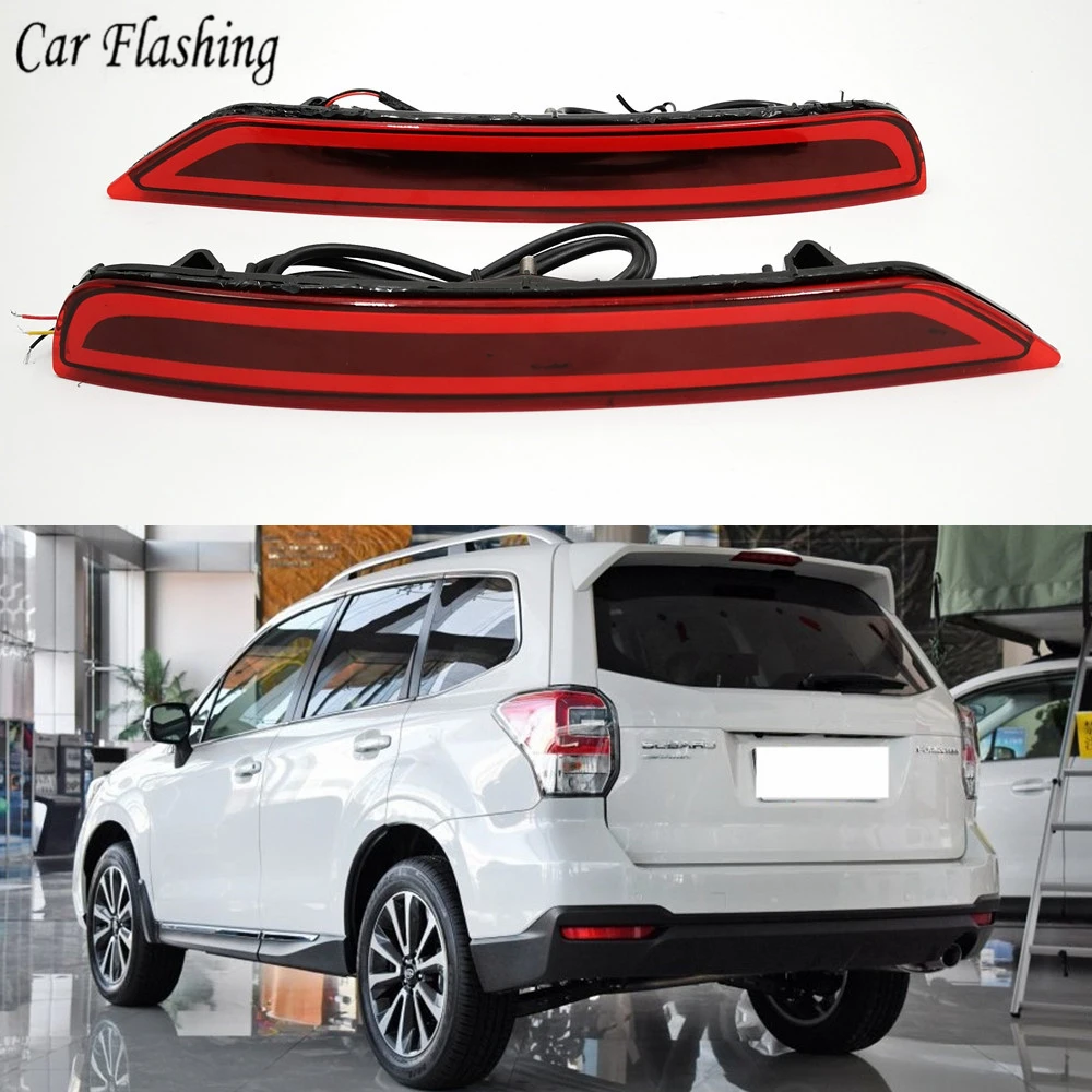 Car flashing 2PCS For Subaru Forester 2008-2018 LED Rear Bumper Reflector Light Red Car Driving Brake Fog Trim Molding Tail Lamp
Car flashing 2PCS For Subaru Forester 2008-2018 LED Rear Bumper Reflector Light Red Car Driving Brake Fog Trim Molding Tail Lamp