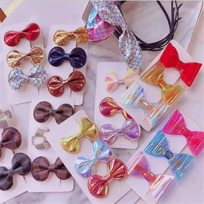 5set/lot Fashion Laser Bright Leather Children Hair Clip Colored Barrette Accessories For Girls Kids Cute Hairgrip Headdress
5set/lot Fashion Laser Bright Leather Children Hair Clip Colored Barrette Accessories For Girls Kids Cute Hairgrip Headdress