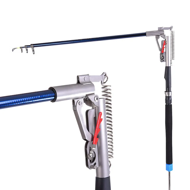 Automatic Fishing Rod Sea River Lake Stainless Steel Fishing Pole 2.1 M/2.4 M for Sensitive Operation Crank Hooks
Automatic Fishing Rod Sea River Lake Stainless Steel Fishing Pole 2.1 M/2.4 M for Sensitive Operation Crank Hooks