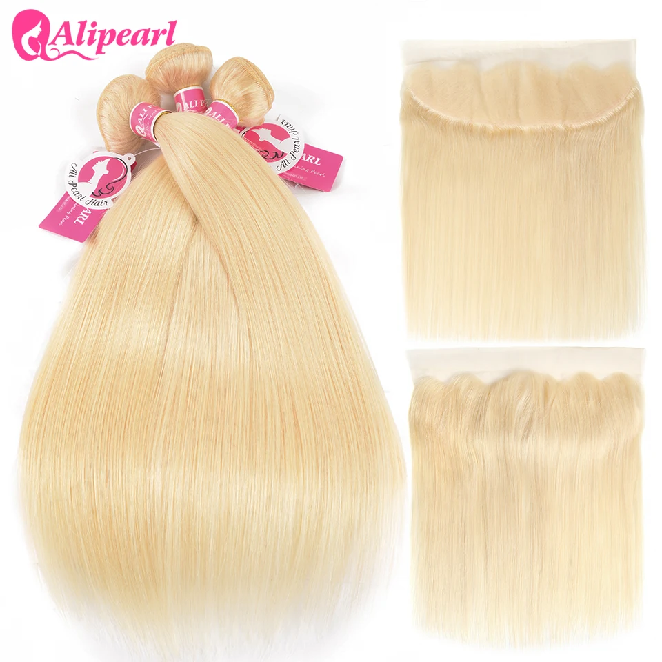 Ali Pearl Hair 613 Blonde Bundles With Frontal Pre Plucked Straight Hair Honey Platinum Blonde Bundles With Closure Remy Hair
Ali Pearl Hair 613 Blonde Bundles With Frontal Pre Plucked Straight Hair Honey Platinum Blonde Bundles With Closure Remy Hair