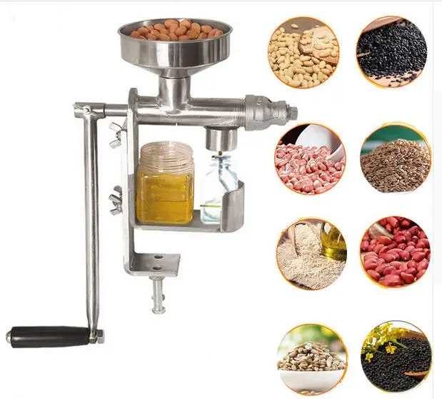 Manual Oil Press Peanut Nuts Seeds Oil Press Hand squeeze Oil Presser oil extraction maker Extraction Presser
Manual Oil Press Peanut Nuts Seeds Oil Press Hand squeeze Oil Presser oil extraction maker Extraction Presser