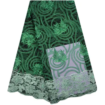 Beautiful Lace Fabric 5Yard African Lace Fabric With High Quality Dark Green Beading Fabric For Evening Dress Sewing Y1250
Beautiful Lace Fabric 5Yard African Lace Fabric With High Quality Dark Green Beading Fabric For Evening Dress Sewing Y1250