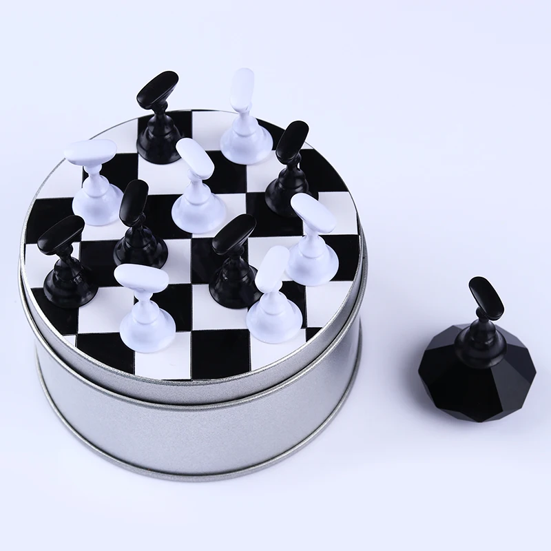 New Chess Board Kit Nail Art Stand Holder Magnetic Nail Salon Practice Display Stand Manicure Nails Tip Holder Set
New Chess Board Kit Nail Art Stand Holder Magnetic Nail Salon Practice Display Stand Manicure Nails Tip Holder Set