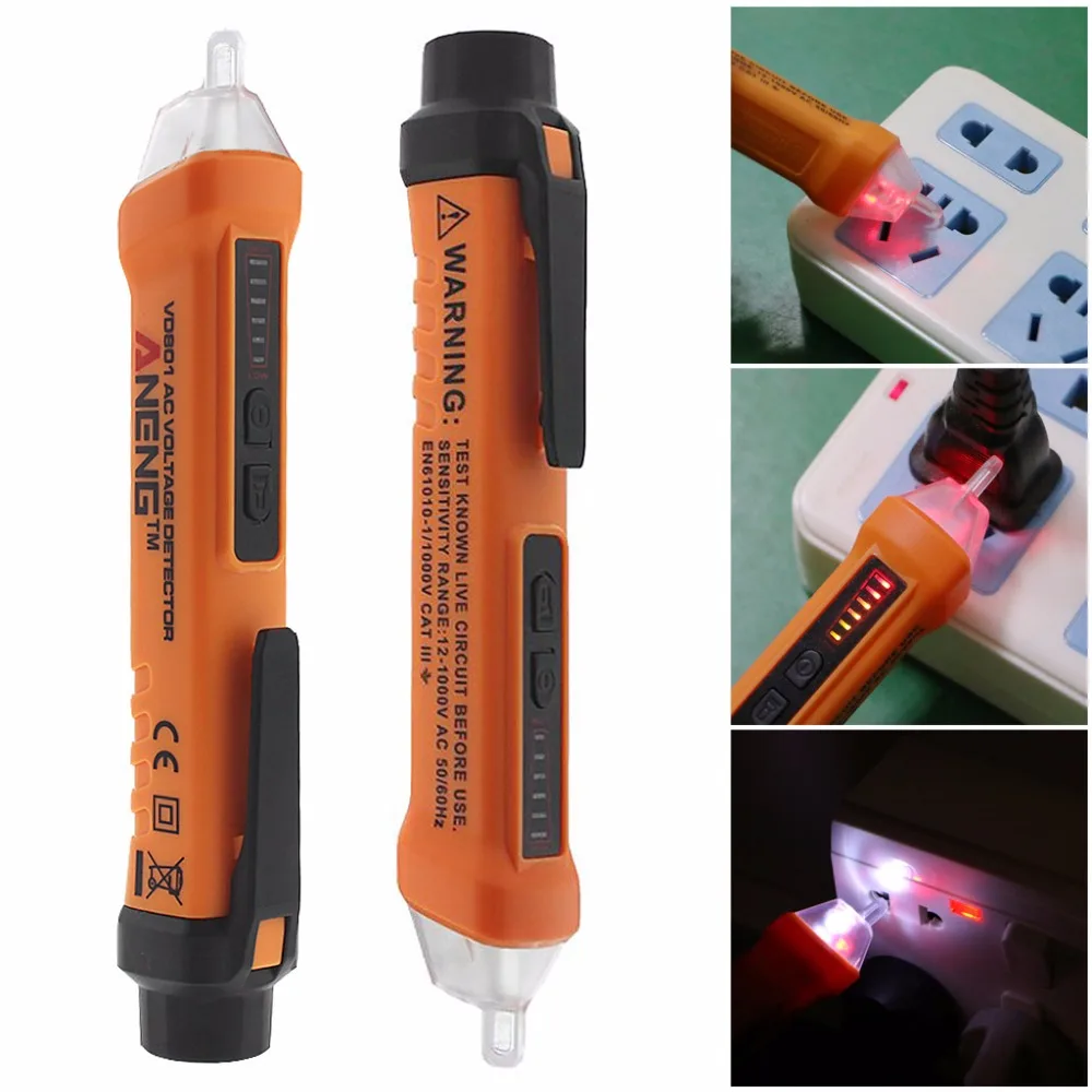 AC 12V -1000V Multifunctional Voltage Detector Test Pen VD801 Electrical Voltmeter Meters Tester Tools
AC 12V -1000V Multifunctional Voltage Detector Test Pen VD801 Electrical Voltmeter Meters Tester Tools