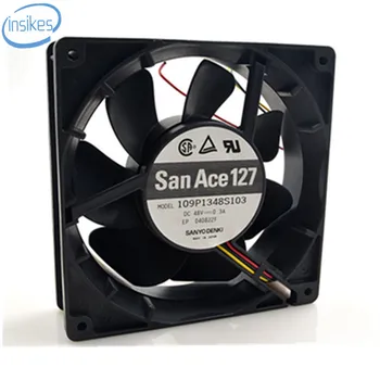 109P1348S103 Double Ball Bearing Cooling Fan DC 48V 0.3A 12738 127*127*38mm 12CM 3 Wires
109P1348S103 Double Ball Bearing Cooling Fan DC 48V 0.3A 12738 127*127*38mm 12CM 3 Wires