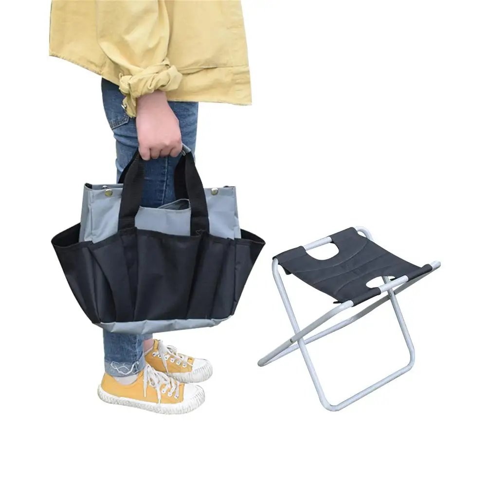 Outdoor Camping Fishing Chair Foldable Stool with Tool Bag Multifunctional Portable Garden Tool Chair Picnic Bag Hiking Seat
Outdoor Camping Fishing Chair Foldable Stool with Tool Bag Multifunctional Portable Garden Tool Chair Picnic Bag Hiking Seat