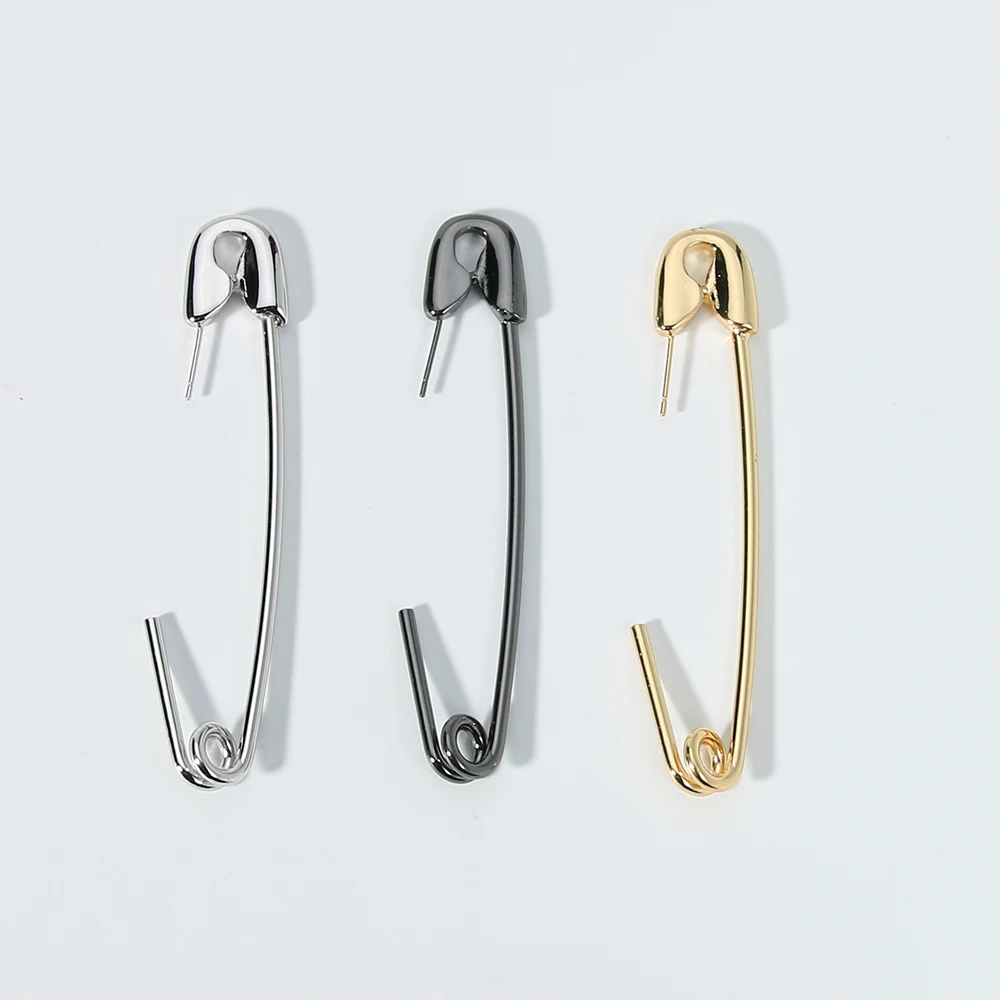 Punk Rock Alloy Safety Pin Earrings Gold Silver Black Color Exaggerated Geometric Piercing Cartilage Ear Jewelry Women Earrings
Punk Rock Alloy Safety Pin Earrings Gold Silver Black Color Exaggerated Geometric Piercing Cartilage Ear Jewelry Women Earrings