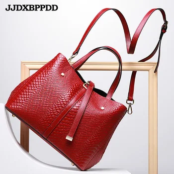 Women Bags Shoulder Handbags Large Capacity Women's Handbags Shoulder Messenger bags Crocodile Pattern Genuine Leather Bag
Women Bags Shoulder Handbags Large Capacity Women's Handbags Shoulder Messenger bags Crocodile Pattern Genuine Leather Bag