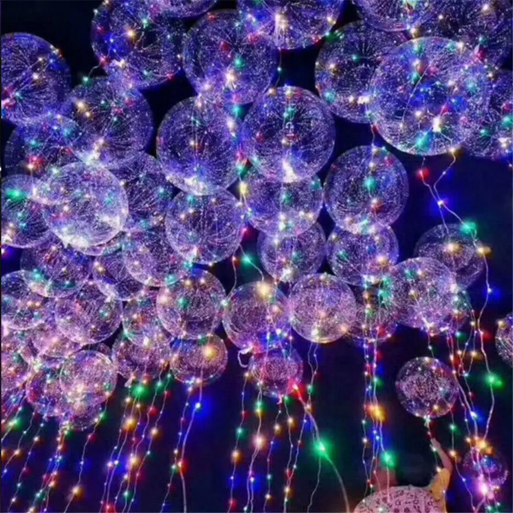 Hot Wedding Birthday Party LED BoBo Bubble Balloon Transparent Glow In The Dark Round Flashing Party Decor New Year Decoration
Hot Wedding Birthday Party LED BoBo Bubble Balloon Transparent Glow In The Dark Round Flashing Party Decor New Year Decoration