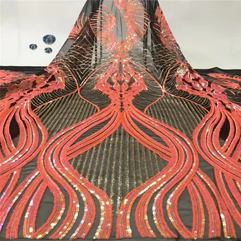 African Sequins Tulle Lace Fabric 2019 Latest French Lace Fabric High Quality Guipure Nigerian Embroidery Lace For Dress
African Sequins Tulle Lace Fabric 2019 Latest French Lace Fabric High Quality Guipure Nigerian Embroidery Lace For Dress