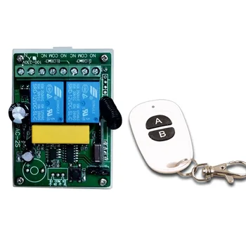 AC 110V -220V 2 CH 2CH RF Wireless Remote Control LED Light Switch Receiver Waterproof Transmitter,315 433 MHz Toggle
AC 110V -220V 2 CH 2CH RF Wireless Remote Control LED Light Switch Receiver Waterproof Transmitter,315 433 MHz Toggle