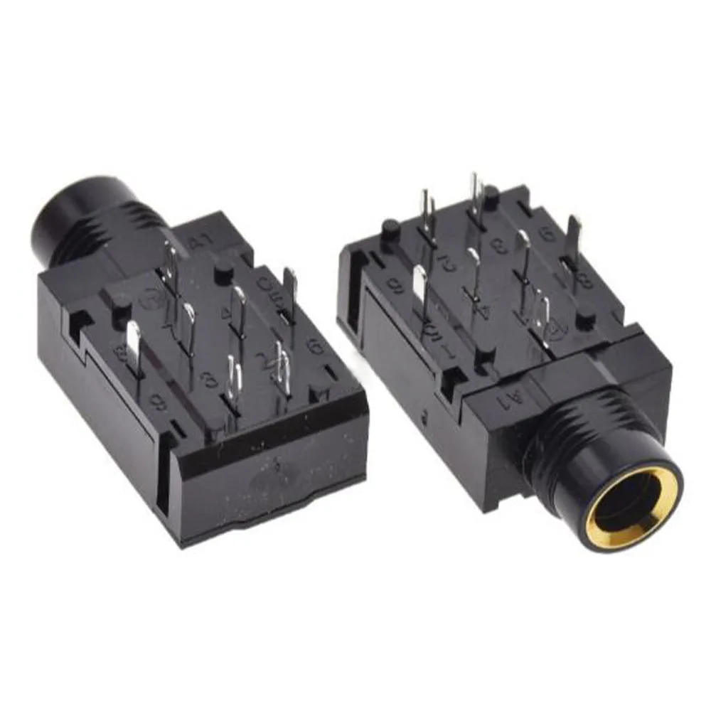 10pcs Microphone Jack 6.35-7feet 9feet Amplifier TV KTV keyboard Audio socket 7P 9P microphone plug
10pcs Microphone Jack 6.35-7feet 9feet Amplifier TV KTV keyboard Audio socket 7P 9P microphone plug