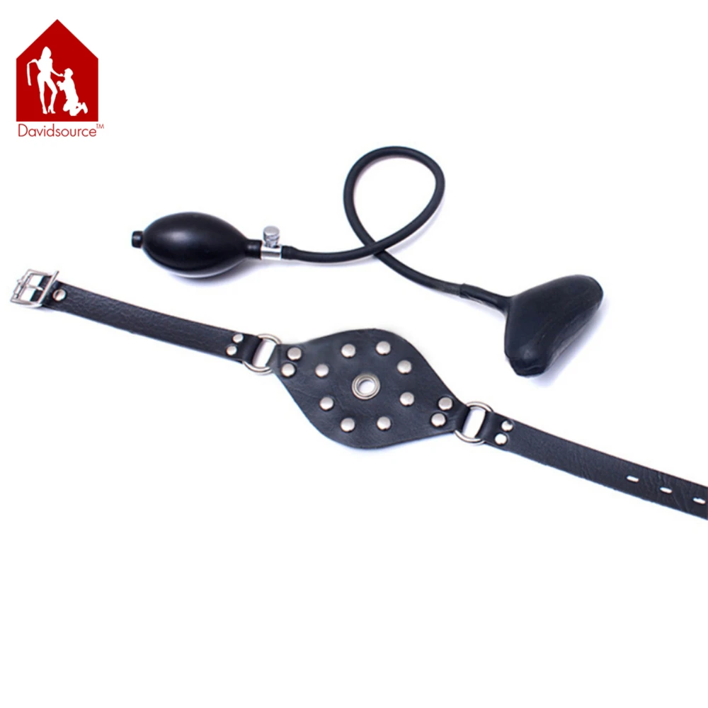 Davidsource Inflatable Mouth Gag Black Adjustable Lockable Belts Submissive Slave Training Bondage Restraint Kit Sex Toy 4 Davidsource Inflatable Mouth Gag Black Adjustable Lockable Belts Submissive Slave Training Bondage Restraint Kit Sex Toy 4