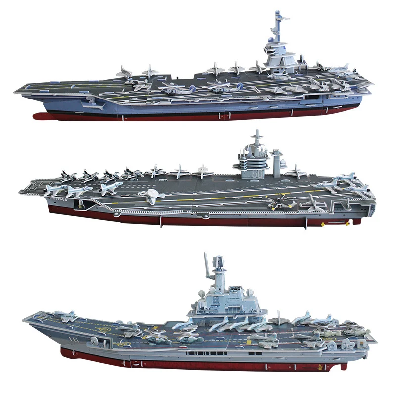 Large Model 56*16*17cm 3D Stereoscopic Paper Puzzle Liaoning Carrier Set Educational Toys For Children Game Gift A627
Large Model 56*16*17cm 3D Stereoscopic Paper Puzzle Liaoning Carrier Set Educational Toys For Children Game Gift A627