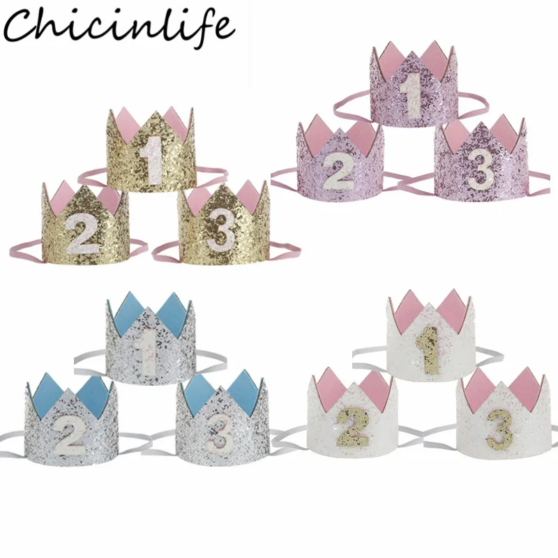 Chicinlife 1Pcs 1st 2nd 3rd Years Old Crown Headband Birthday Party Hat Boy Girl 1st Birthday Baby Shower Decoration Supplies
Chicinlife 1Pcs 1st 2nd 3rd Years Old Crown Headband Birthday Party Hat Boy Girl 1st Birthday Baby Shower Decoration Supplies