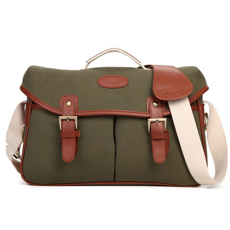 Canvas Photography Single Shoulder Handbag DSLR Camera Crossbody Messenger Bag with Independent Internal Biliary for Canon Nikon
Canvas Photography Single Shoulder Handbag DSLR Camera Crossbody Messenger Bag with Independent Internal Biliary for Canon Nikon