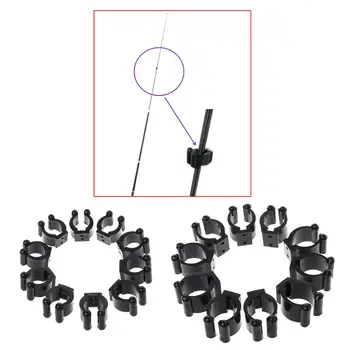 10 Pcs/Set Fishing Rod Clip Billiards Pole Clips Rack Clamp Without Screws Tackle Accessories S/L
10 Pcs/Set Fishing Rod Clip Billiards Pole Clips Rack Clamp Without Screws Tackle Accessories S/L