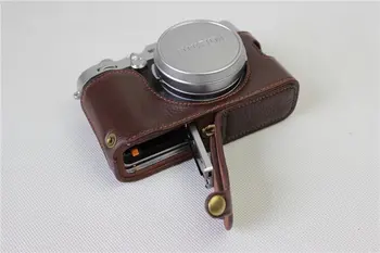 Genuine Real Leather Camera Half Bag Bottom Case For Fuji Fujifilm X100F Half Body Set Cover With Battery Opening
Genuine Real Leather Camera Half Bag Bottom Case For Fuji Fujifilm X100F Half Body Set Cover With Battery Opening