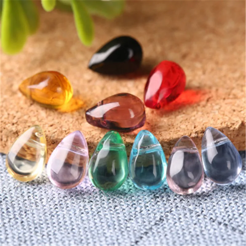 ACLOVEX 10pcs Drop Handmade Lampwork Beads Bracelet Necklace Findings 6*9mm Glass Crystal Spacer Beads For Diy Jewelry Making
ACLOVEX 10pcs Drop Handmade Lampwork Beads Bracelet Necklace Findings 6*9mm Glass Crystal Spacer Beads For Diy Jewelry Making