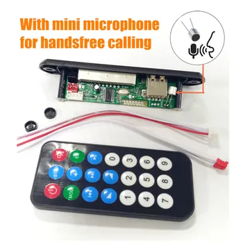 Support Recording Bluetooth Handsfree Car Kit Mp3 Player FM Radio TF AUX USB Wireless Stereo Receiver Mp3 Decoder Board
Support Recording Bluetooth Handsfree Car Kit Mp3 Player FM Radio TF AUX USB Wireless Stereo Receiver Mp3 Decoder Board