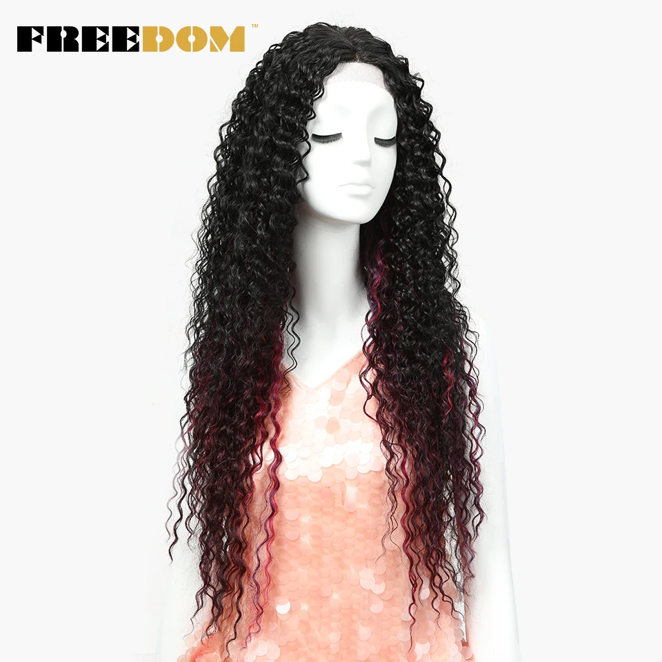 FREEDOM Hair Lace Front Ombre Blonde Wig 26 Inch Long Wavy Red african american Synthetic Wigs Colors Available Free Shippin
FREEDOM Hair Lace Front Ombre Blonde Wig 26 Inch Long Wavy Red african american Synthetic Wigs Colors Available Free Shippin