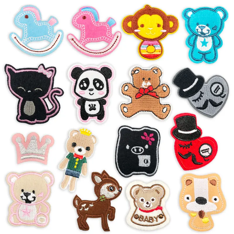 Cartoon Animals Mini Applique Embroidery Iron on Patches for Clothing Patchwork DIY Iron-on Stickers Scrapbooking Badges Phone
Cartoon Animals Mini Applique Embroidery Iron on Patches for Clothing Patchwork DIY Iron-on Stickers Scrapbooking Badges Phone