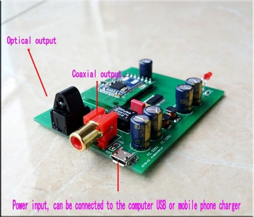 Wireless Auido Receiver Bluetooth 5.0 APTX HD CSR8675 Bluetooth to SPDIF coaxial optical digital interface
Wireless Auido Receiver Bluetooth 5.0 APTX HD CSR8675 Bluetooth to SPDIF coaxial optical digital interface