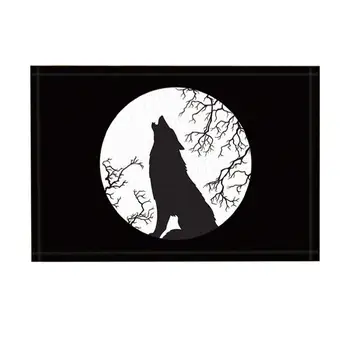 3D Digital Printing Animals Bath Rugs, Wolf Howling at the Full Moon, Non-Slip Doormat Floor Entryways Indoor Front Door Mat
3D Digital Printing Animals Bath Rugs, Wolf Howling at the Full Moon, Non-Slip Doormat Floor Entryways Indoor Front Door Mat